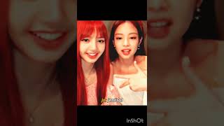 Jenlisa cuteness 😘🥰❤🇨🇷🇰🇷 viral jennie rosé blackpink happylife [upl. by Anirbas714]