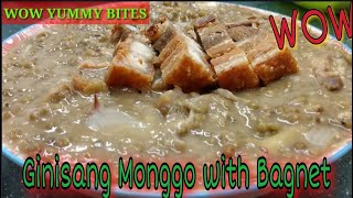 Ginisang Monggo with Bagnet  Pork Monggo  The best Monggo recipe  Super easy Monggo recipe [upl. by Giustino389]