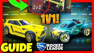 How to PLAY 1v1 In Rocket League ✅ 2024 GUIDE  Play 1vs1 MODE in ROCKET LEAGUE With Friends [upl. by Drahnreb638]