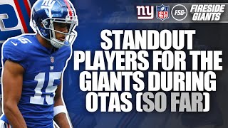 Standout Players for the Giants during OTAs so far [upl. by Vivica]