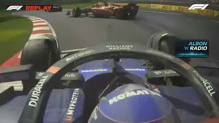 Leaked Funny Radio Alexander Albon Before amp After Crash With Carlos Sainz At Canadian Grand Prix F1 [upl. by Adnana45]