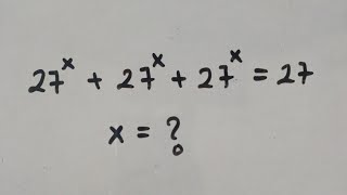 Nice exponent maths problem  find value of x [upl. by Faust]