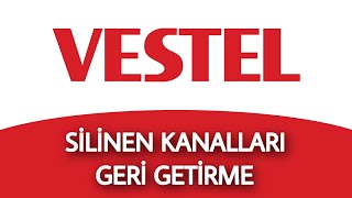 Vestel Tv Silinen Kanalları Geri Getirme Nasıl Yapılır [upl. by Lilak152]