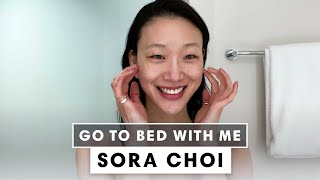 Model Sora Choi Hasnt Used A Towel On Her Face In 5 Years  Go To Bed With Me  Harpers BAZAAR [upl. by Aivizt]