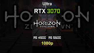 Ryzen 5 4500 vs Ryzen 5 5600 with RTX 3070  Horizon Zero Dawn [upl. by Elyagiba406]