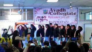 zumba  Taki taki song dance in avadh collegiate razzmatazz program [upl. by Ahsemot]