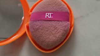 Real Techniques Miracle 2 In 1 Powder Puff Dual Sided Full Size Makeup Blending Puff Review [upl. by Adyeren]