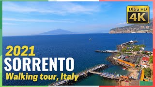 SORRENTO Italy Walking tour in 4k Ultra HD [upl. by Rogerson]