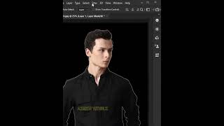 Remove white edge in photoshop photoshop shorts [upl. by Davey488]