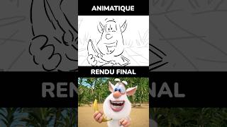 Animatique vs Rendu Final 🔄 Le Grand Échange Shorts Booba DessinsAnimés [upl. by Leak199]