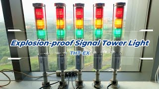 Explosion Proof Tower Light with Buzzer High Volume of 80 dB  THTEX [upl. by Yrnehnhoj]