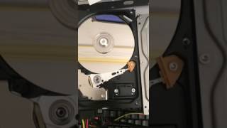 Internal world of Hard disk spinning and Clicking Sound  Hdd Clicking Sound  whats inside Hdd Demo [upl. by Ami878]