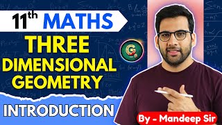 Class  11 Three Dimensional Geometry ch 11 Maths  CBSE NCERT  Oneshot GREENBoard [upl. by Ynej99]