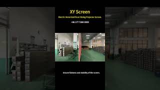 XY Screen highend Electric Motorized Floor Rising Projector Screen  projectorscreen screen [upl. by Pleasant842]