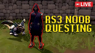 OSRS player Streams RS3  Live Questing [upl. by Suedama]