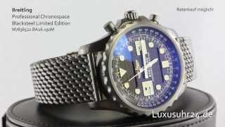 Breitling Professional Chronospace Blacksteel Limited Edition M7836522BA26150M Luxusuhr24 [upl. by Ellenij462]