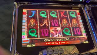 50€ Fach Freispiele Book of Ra  50 Bet Book of Ra  Casino Freegames Spielbank Hohensyburg [upl. by Kopple]