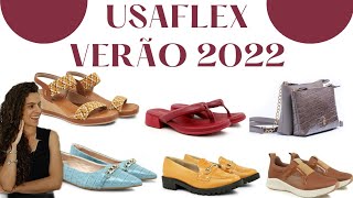 COLEÇÃO VERÃO 2022 DA USAFLEX  LANÇAMENTOS USAFLEX  SAPATOS LINDOS E TENDÊNCIAS 2022  Caren Sales [upl. by Knowlton]