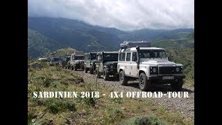 Sardinien 2018  4x4 OffroadTour [upl. by Annirac]