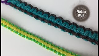 knüpfen Armband knüpfenVerschluss Macramé DIY by Nele [upl. by Lochner32]