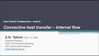 Lecture Convective Heat Transfer 55 [upl. by Ireland]