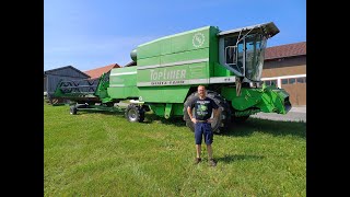 Deutz Fahr Topliner 4080 hts Lohnarbeiten Langsteiner [upl. by Thirzi902]