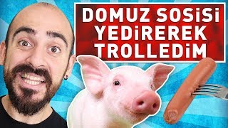 DOMUZ SOSİSİ YEDİREREK TROLLEDİM [upl. by Lesly]