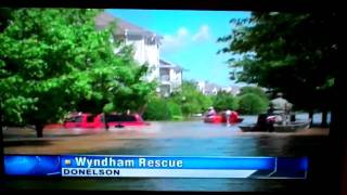 Wyndham Resort Flood in Nashville [upl. by Riocard641]