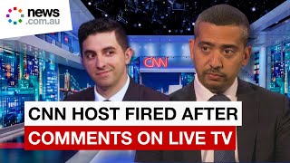 CNN bans commentator from network after verbal attack on live tv [upl. by Nettirb807]