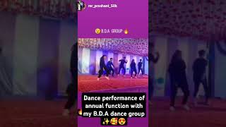 BDA group ✨🥰❣️bhadohidanceacademy8067 shortvideo groupdance bolloywooddance youtubeshorts [upl. by Drake835]