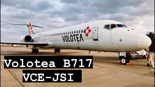 ✈ Volotea B717  Venice  Skiathos  Trip Report ✈ [upl. by Cynthy]