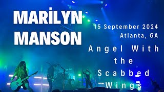 Angel with the scabbed wings  Marilyn Manson  Live concert Atlanta 4K [upl. by Natika]