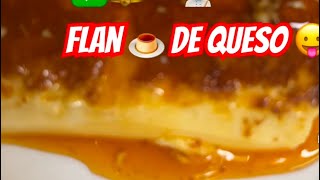 Receta de flan 🍮 de queso 🧀 [upl. by Nosreffej]