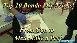 Top 10 Bondo Mix Tricks For Success From Can to Car [upl. by Anilegna]