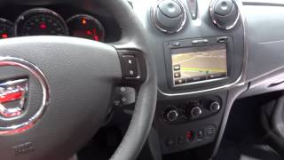 New 2013 Dacia Sandero dashboard and interior HD video [upl. by Puto942]