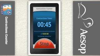 Contractions Counter app for Android to easily track and time your pregnancy contractions [upl. by Dorothy]