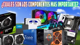 ¿Cuáles son los componentes más importantes en una Pc Gamer [upl. by Asirrac]