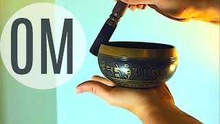 Tibetan Singing Bowl Sounds  OM [upl. by Euqinwahs]