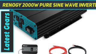 Renogy 2000W Pure Sine Wave Inverter 12V  Review 2023video [upl. by Esinel]