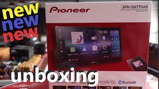 NEW PIONEER SPHDA77DAB UNBOXING AND POWER UP [upl. by Odraccir462]