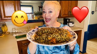 PLANTBASED Cabbage￼ Lentils and onions and the health benefits of eating them😋￼ EASY SIMPLE RECIPE [upl. by Oneill]