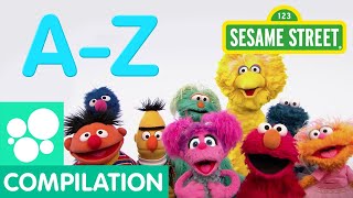 Sesame Street AZ Songs  Abbys Letter of the Day Compilation [upl. by Odnesor]