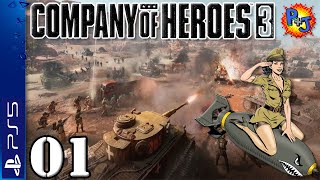 Lets Play Company of Heroes 3 Console Edition  PS5 Gameplay Episode 1  Italian Campaign PJ [upl. by Adolphus]