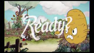 Cuphead Potato Onion and Carrot Boss Walkthrough [upl. by Delle]