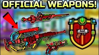 OFFICIAL Ruby Division Clan WEAPONS  Pixel Gun 3D [upl. by Bouzoun]