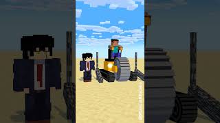 HELP Herobrine From How Much Bedrock To Stop Them friendship trending anime minecraftshorts [upl. by Emmott]