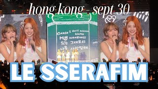 LE SSERAFIM quotFLAME RISESquot FULL CONCERT HONG KONG SEPT 30 [upl. by Nezah]