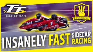 Isle of Man TT  INSANELY FAST Sidecar Race with Molyneux amp Binns  TT Sidecar Race 2  2015 [upl. by Ivana]