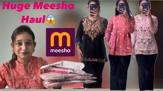 Huge MEESHO short kurti haul  Trendy MEESHO jewellery haul  All under ₹300 [upl. by Hyman810]