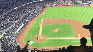 Didi Gregorius 3run Homerun Wild Card 2017 [upl. by Sitoiganap644]